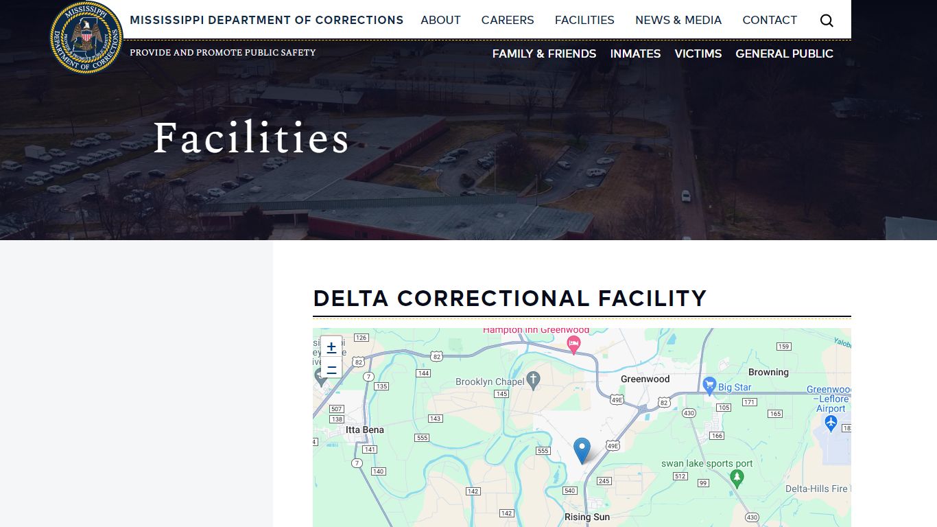 Delta Correctional Facility | Mississippi Department of Corrections